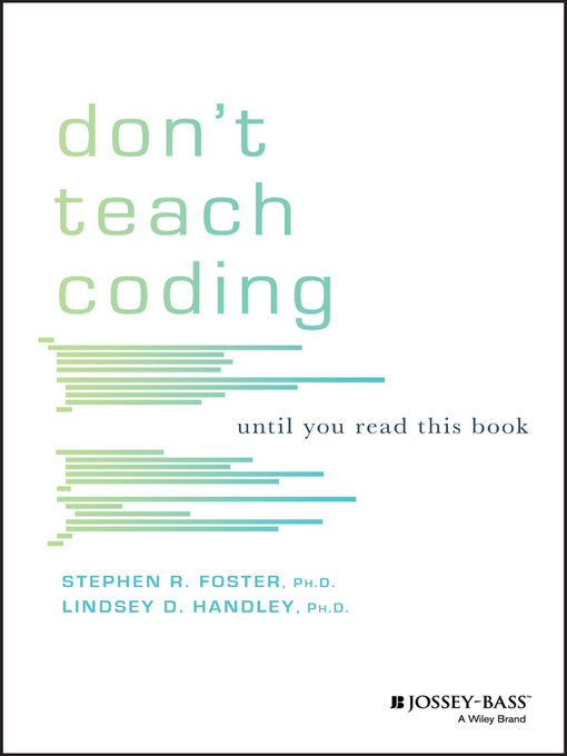 Title details for Don't Teach Coding by Lindsey D. Handley - Available